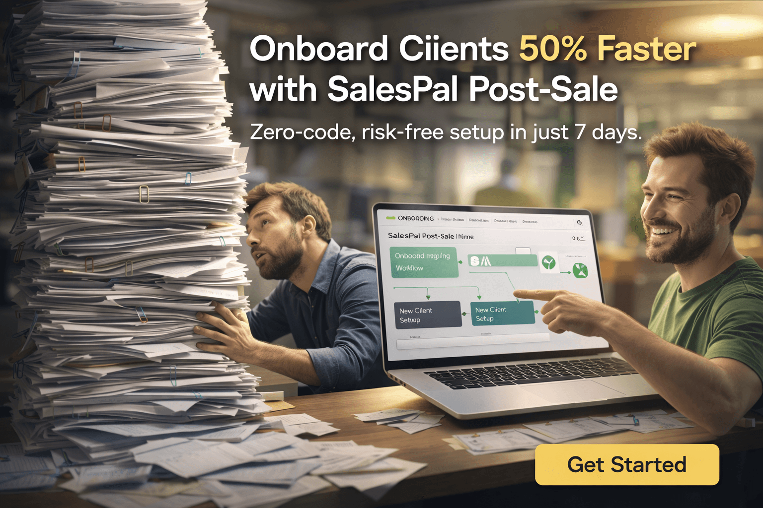 Ready for a 7‑day sprint? Cut onboarding time 50% with zero‑code AI.