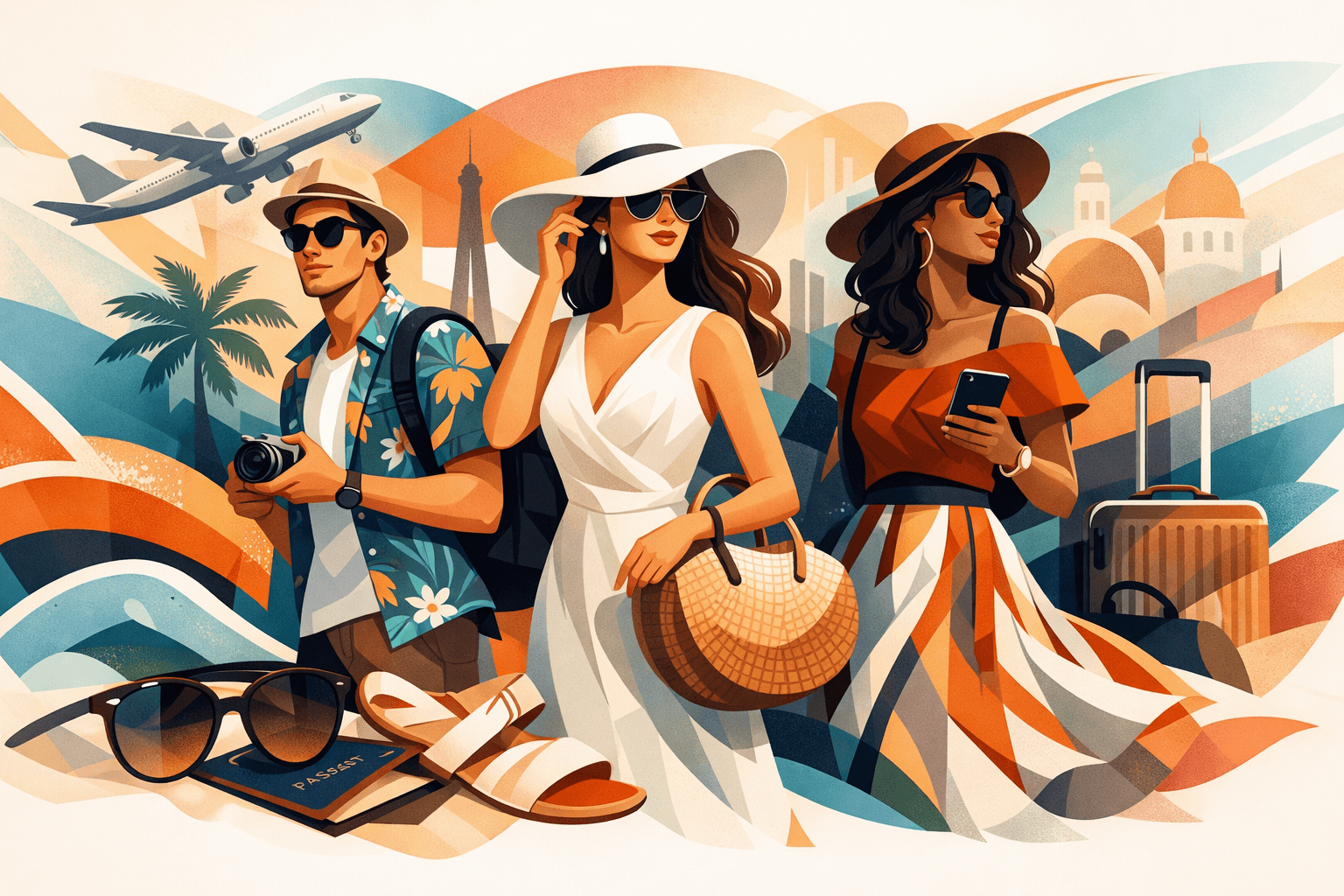 Travelers Seeking Stylish Outfits