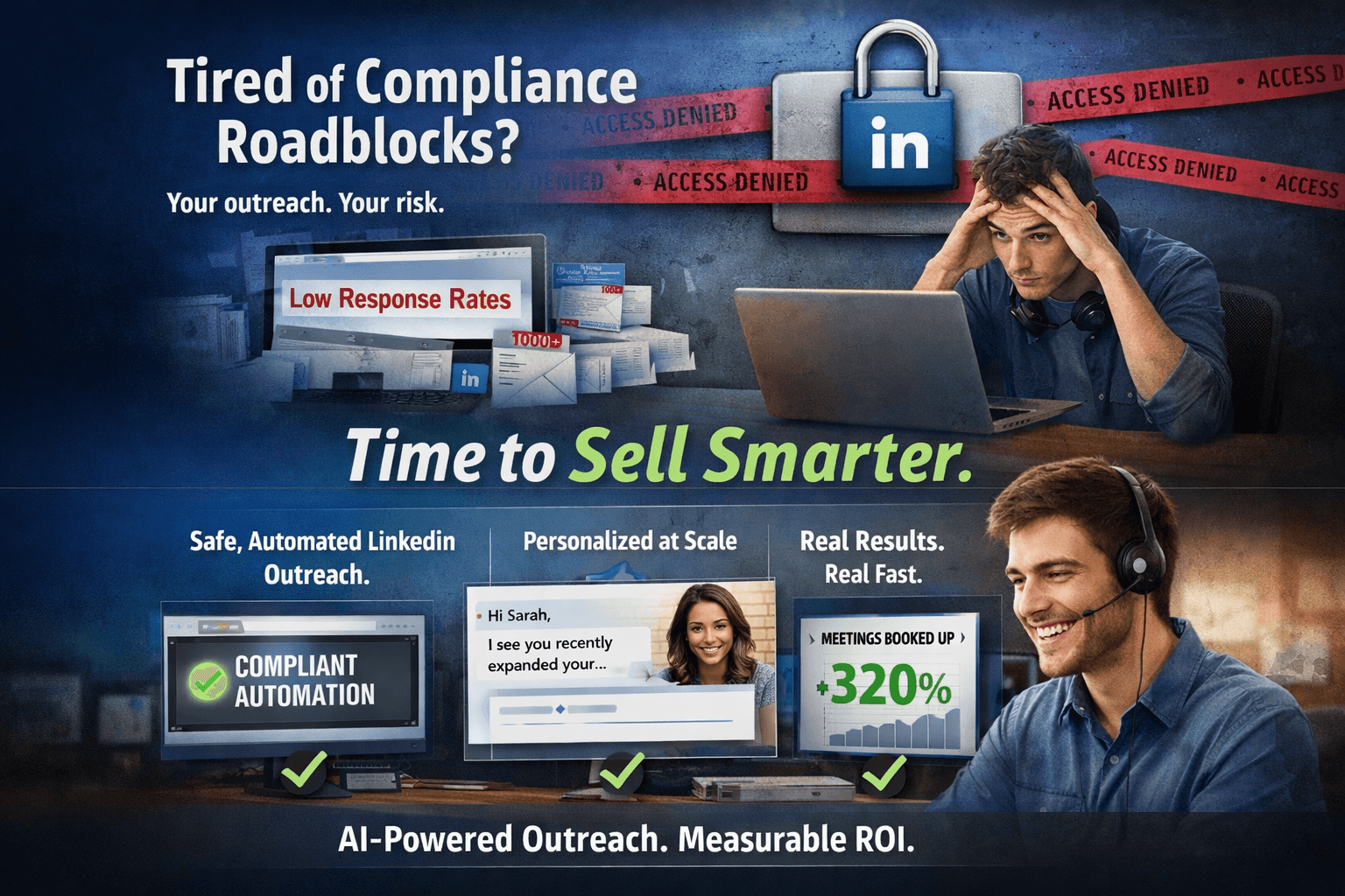 Your LinkedIn outreach can be 100% policy‑safe.