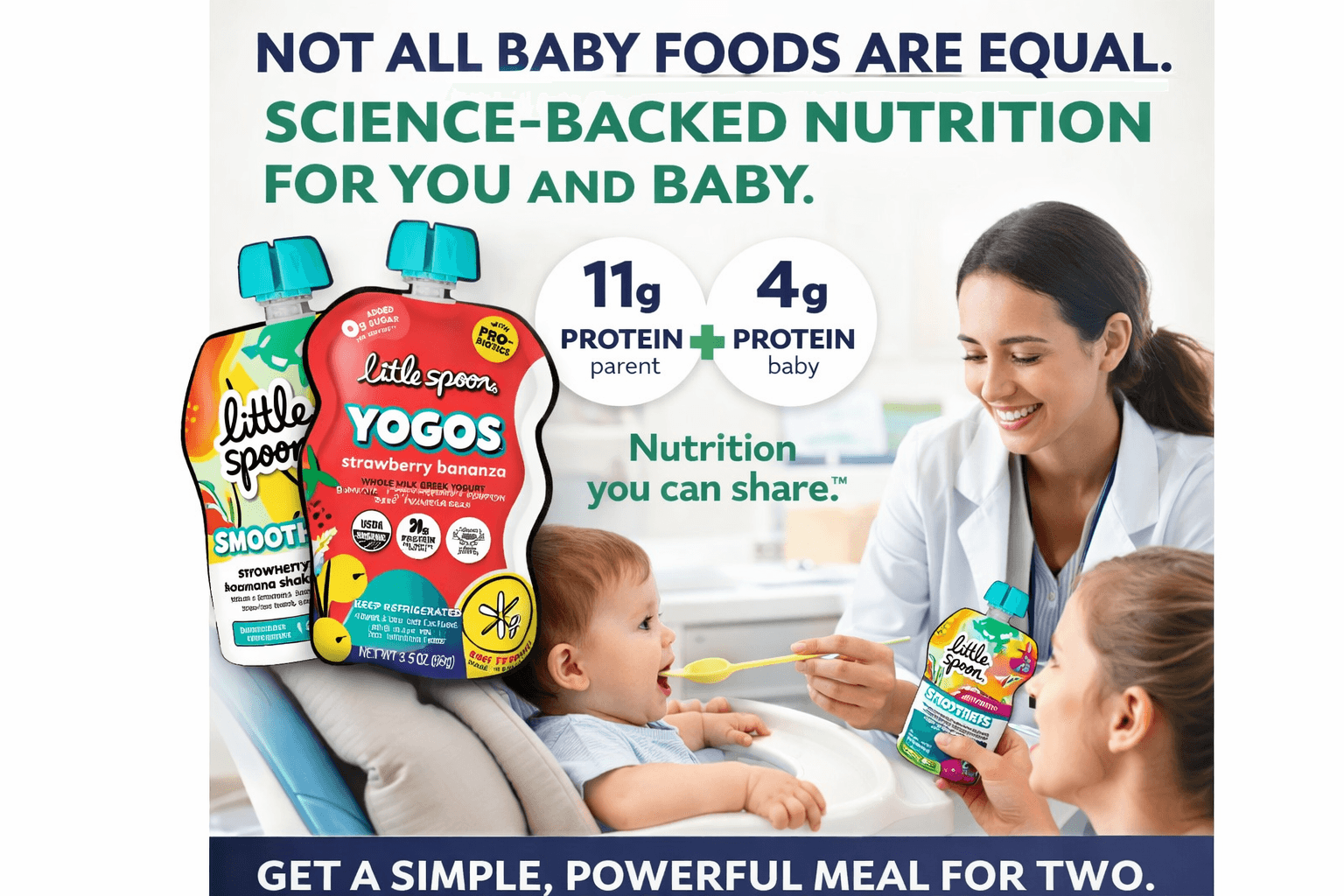What if you could feed yourself and your baby with the same spoonful?
