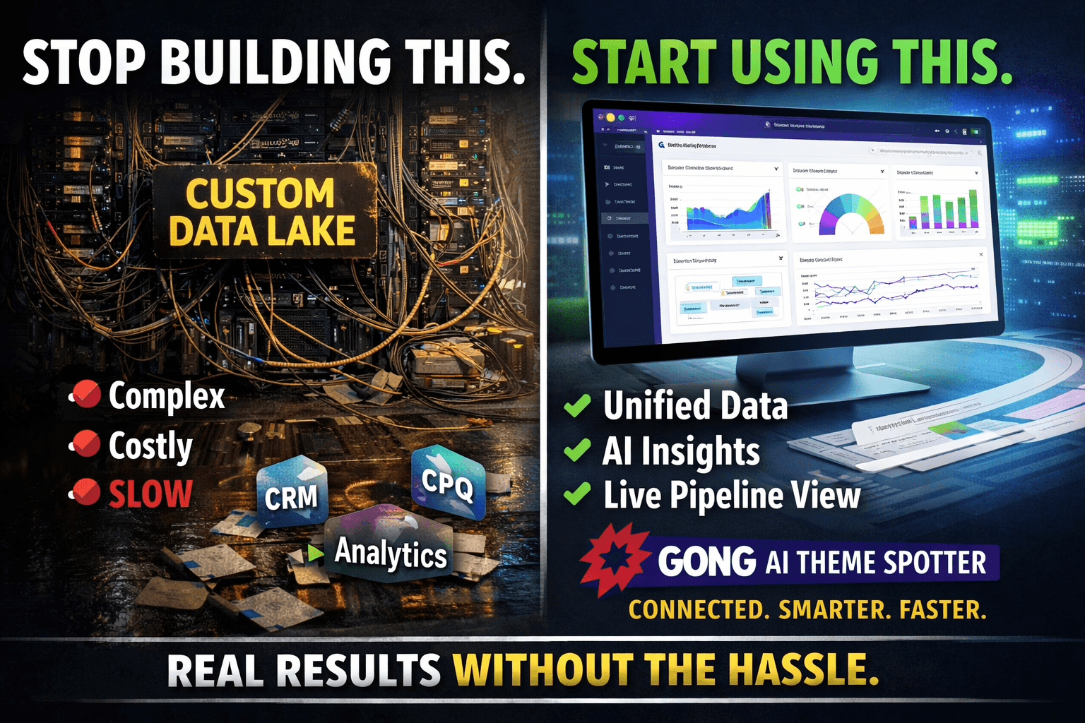 Manual data stitching is killing your forecasts.
