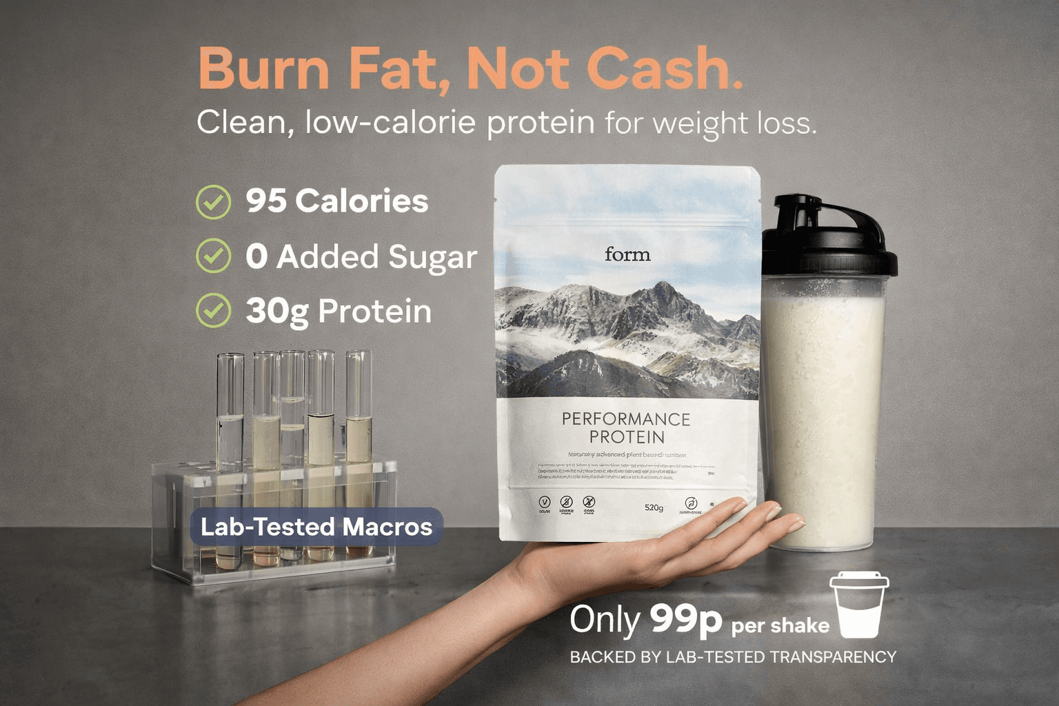 What if your protein shake costs less than your daily coffee?