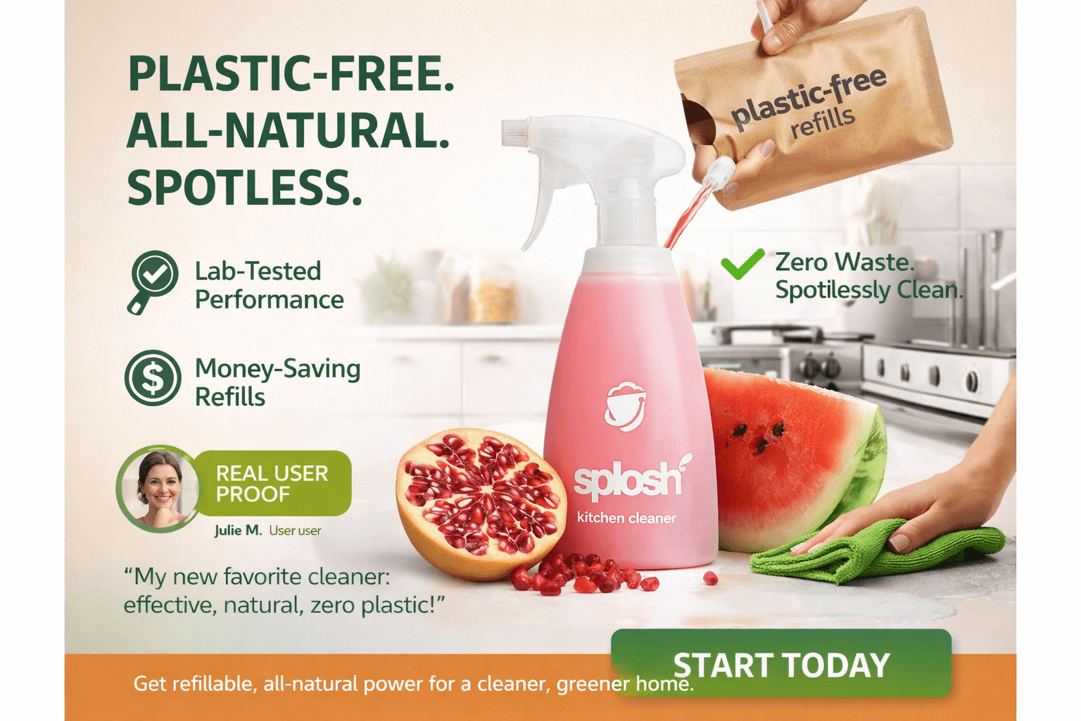 Plastic‑free cleaners can be powerful-here’s proof.