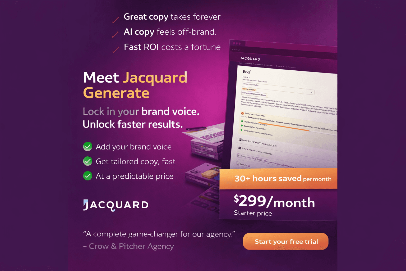 What if your agency could erase copy churn forever?